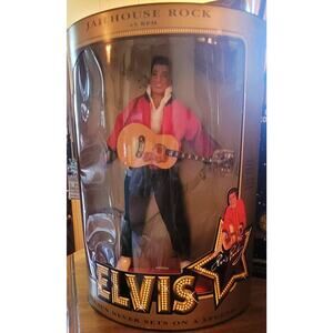 1993 Hasbro Elvis Presley "1957 Jailhouse Rock 45RPM Publicity Shot" NIB